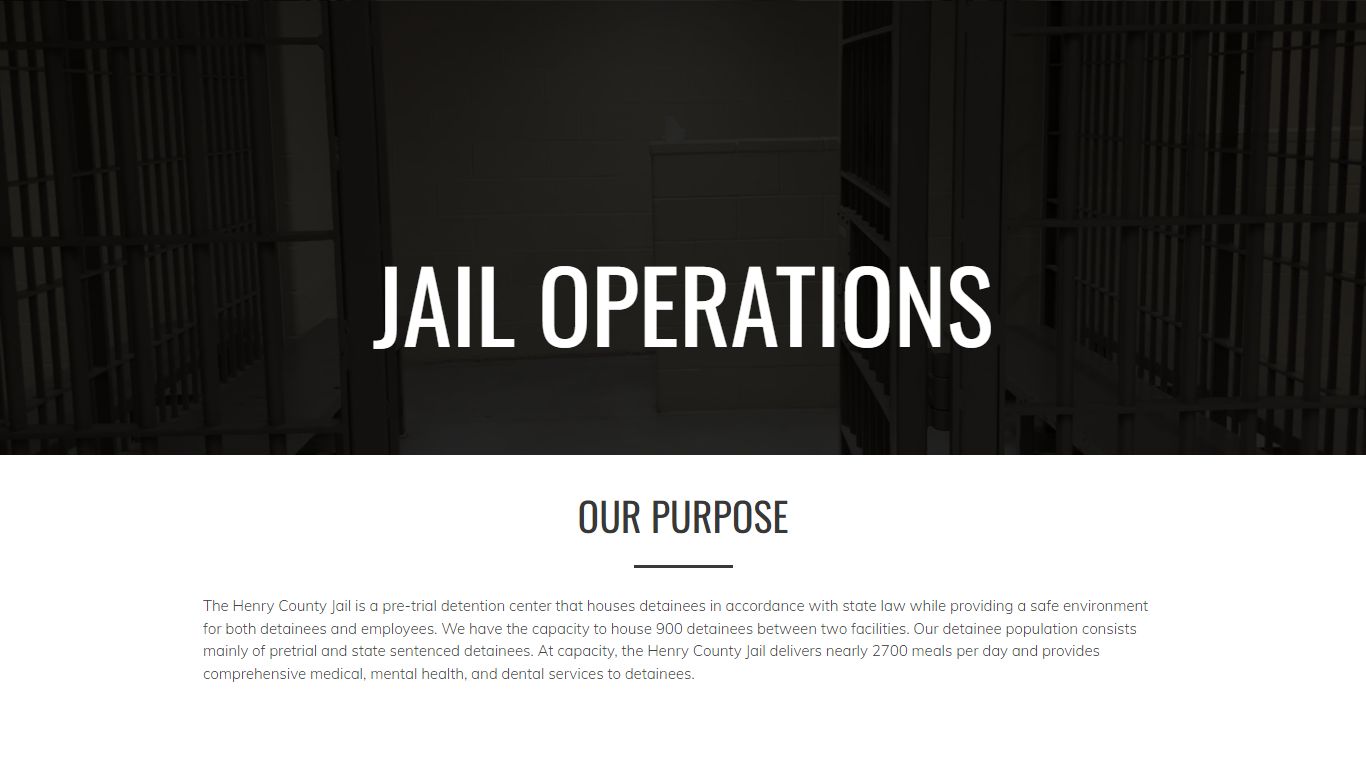 JAIL OPERATIONS